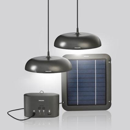 Philips 40977/93/16 - LED Solar Satz von Leuchten LIFE LIGHT HOME