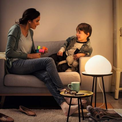 Philips - LED dimmbare Lampe Hue WELLNER 1xE27/8,5W/230V + Fernbedienung