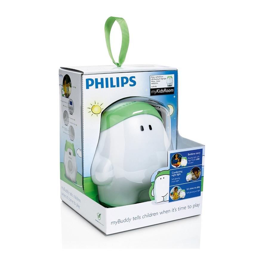 Philips 44505/33/16 - LED Kinderleuchte MYKIDSROOM N 1xLED/1,5W/230V Grün
