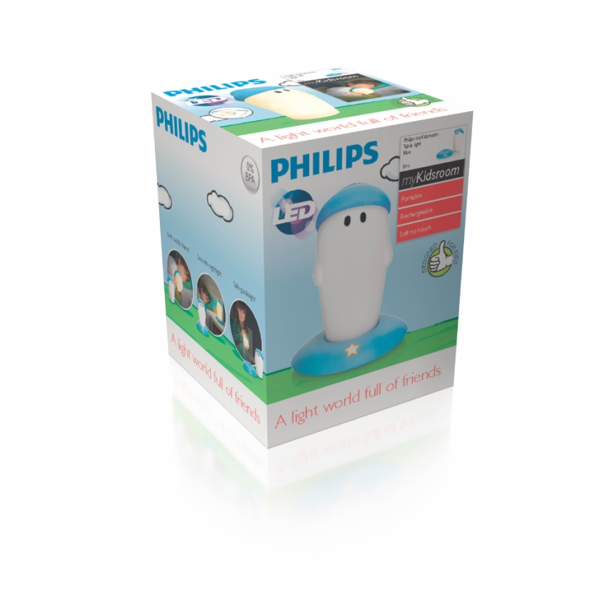 Philips 44510/35/16 - Kinder- übertragbare LED Lampe LITTLEBRO 1xHighPower LED/1W/230V