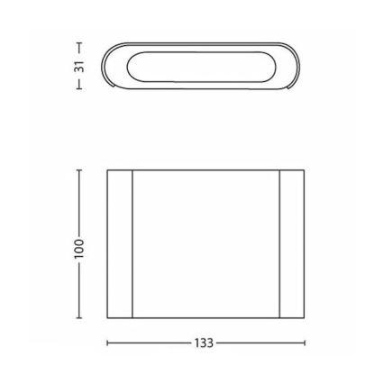 Philips - LED-Wandleuchte 2xLED/2,5W/230V weiß