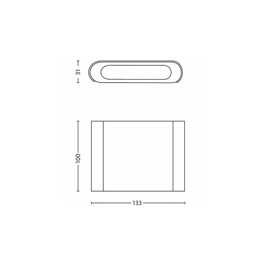 Philips - LED-Wandleuchte 2xLED/2,5W/230V weiß
