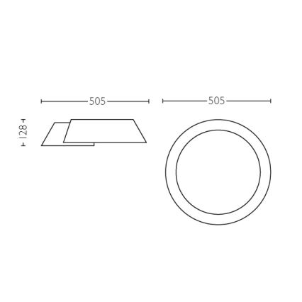 Philips 49020/31/P1 - LED deckenleuchte INSTYLE NONAGON 1xLED/10W/230V