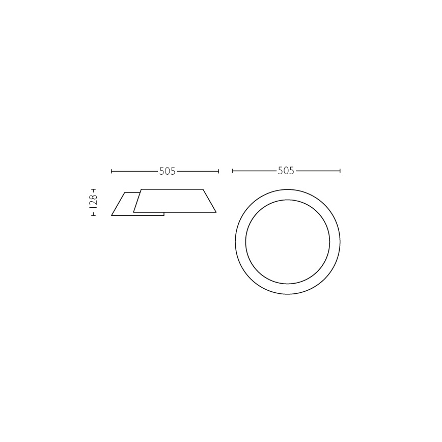 Philips 49020/31/P1 - LED deckenleuchte INSTYLE NONAGON 1xLED/10W/230V