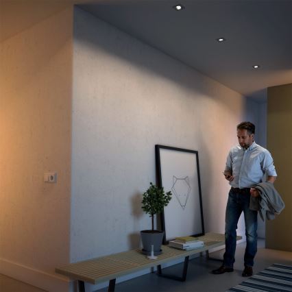 Philips 50123/87/P0 - PACK 3x LED Dimmbares Einbaulicht CASEMENT LED/4,5W/230V