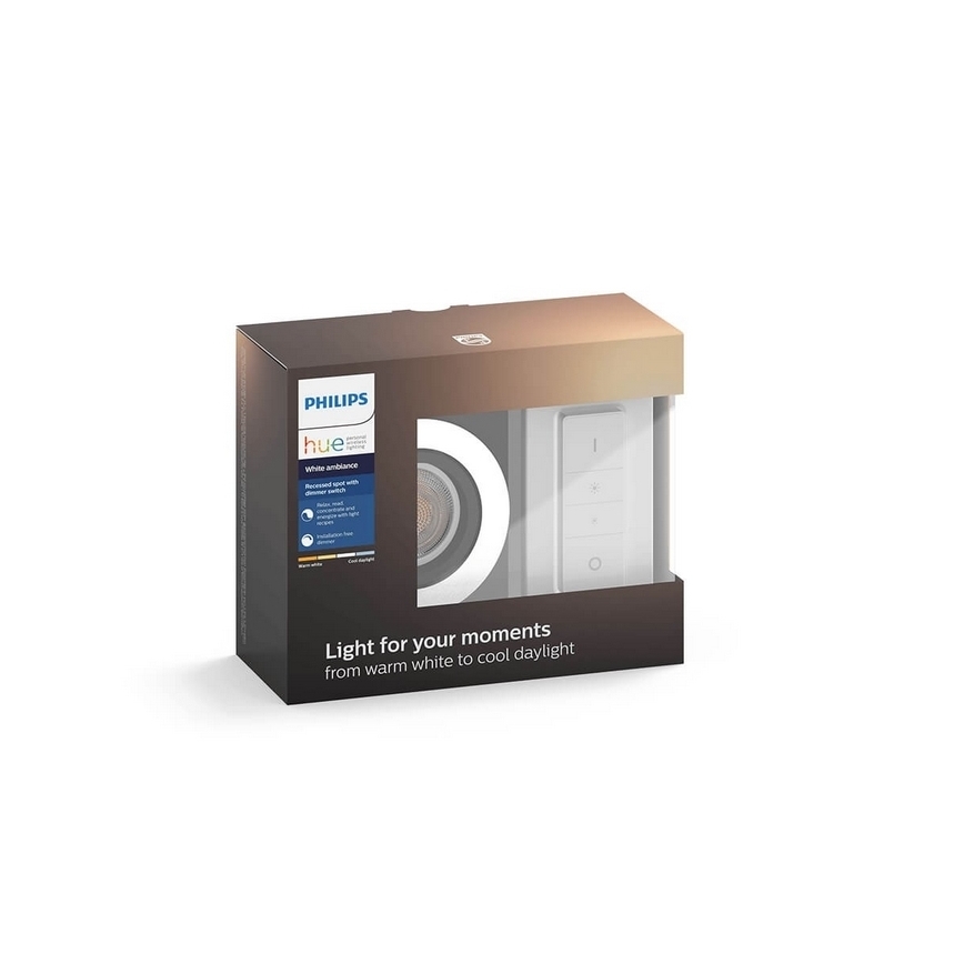 LED dimmbare Einbaubeleuchtung Philips HUE MILLISKIN 1xGU10/5,5W/230V weiß