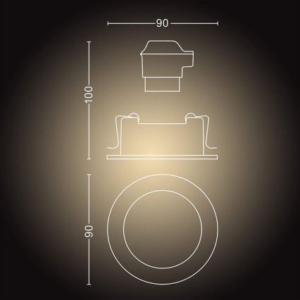 Philips - dimmbare LED Leuchte Hue 1xGU10/5W/230V