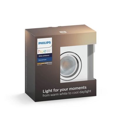 Philips 50421/31/P8 - LED dimmbare Einbaubeleuchtung HUE MILLISKIN 1xGU10/5,5W