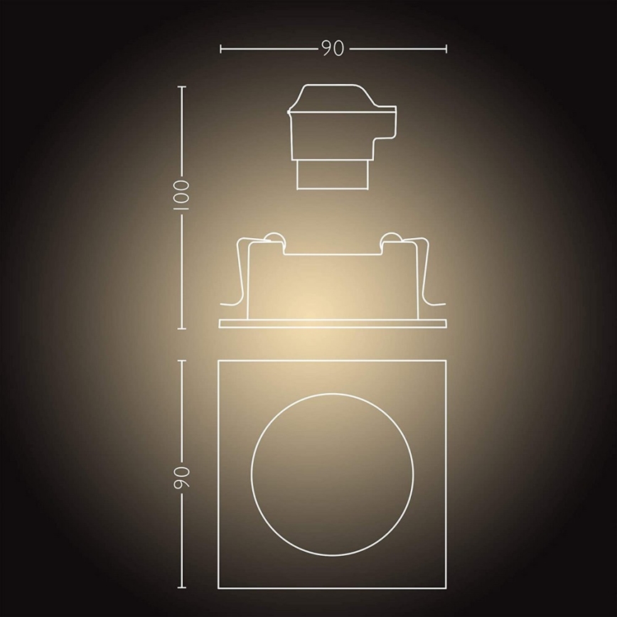 Philips  - LED-Dimmleuchte Hue MILLISKIN 1xGU10/5W/230V