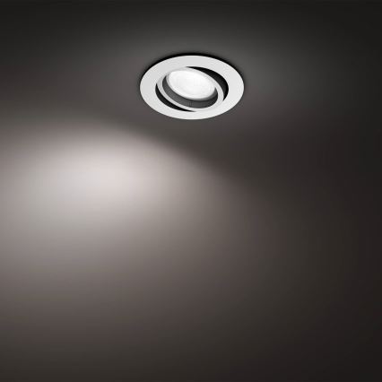 Philips 50451/31/P7 - LED RGB Einbauleuchte CENTURA 1xGU10/5,7W/230V24V