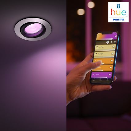 Philips 50451/48/P7 - LED RGB Einbauleuchte HUE CENTURA 1xGU10/5,7W/230V