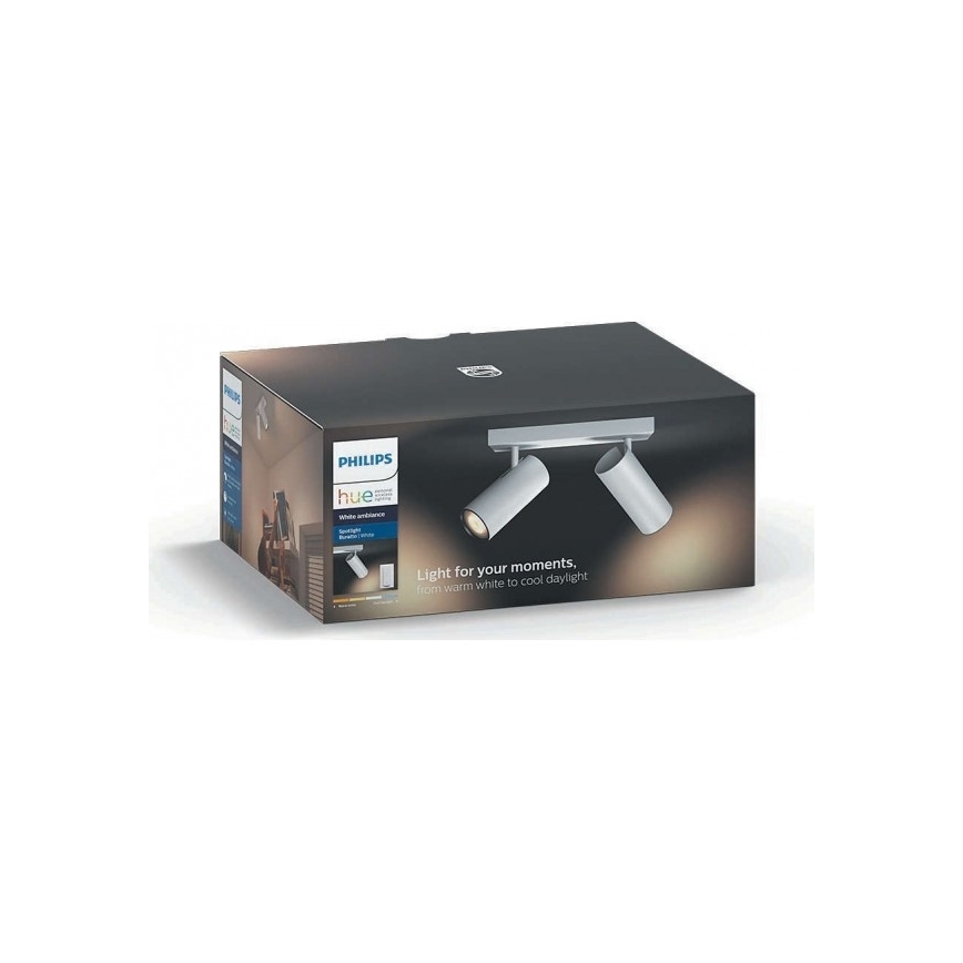 LED Spotlight dimmbar Philips HUE BURATTO 2xGU10/5,5W/230V