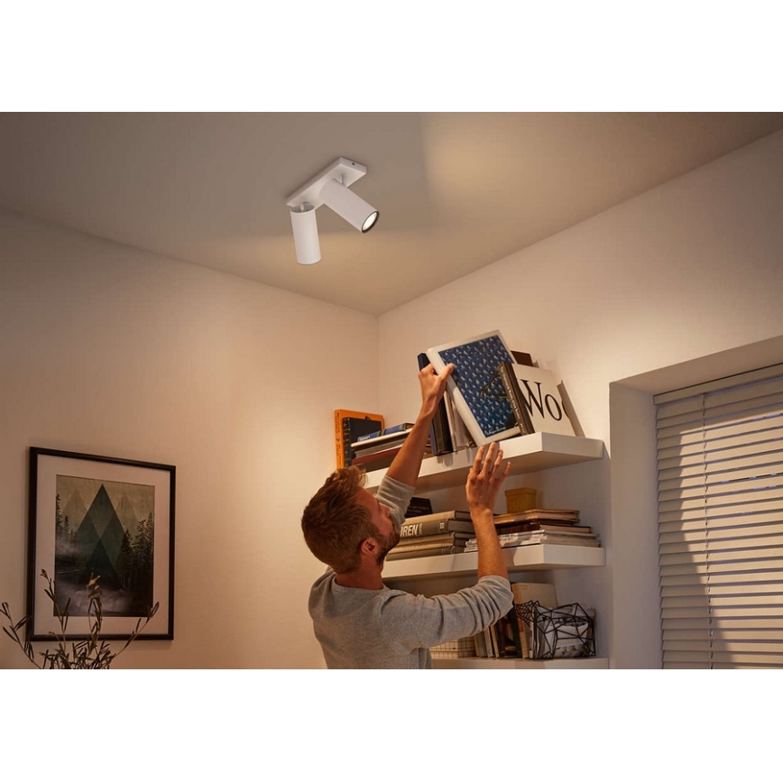 LED Spotlight dimmbar Philips HUE BURATTO 2xGU10/5,5W/230V