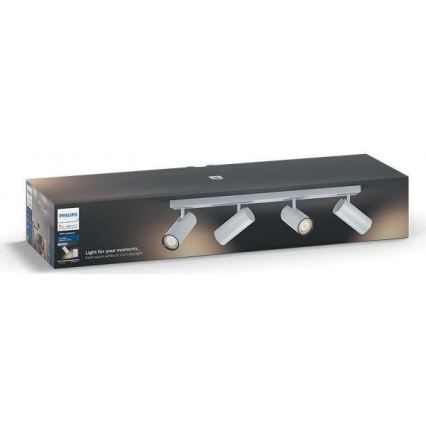 LED Spotlight dimmbar Philips HUE BURATTO 4xGU10/5,5W/230V