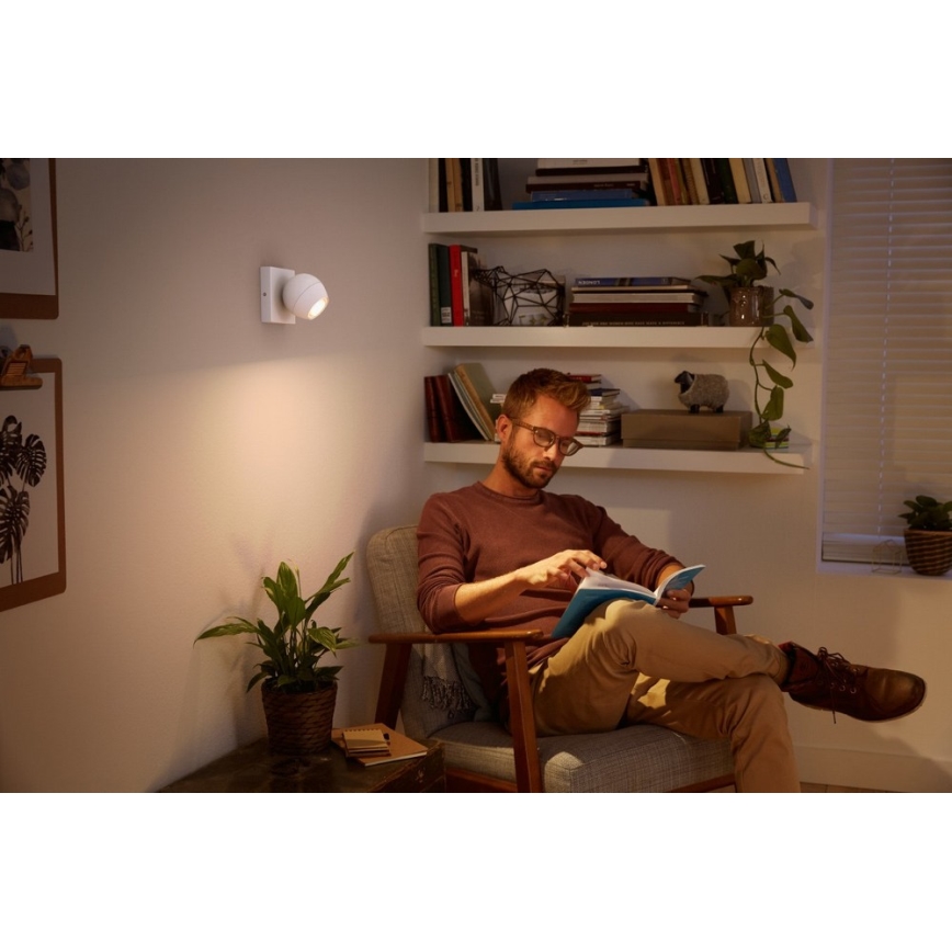 Philips - LED dimmbares Einbauleuchte Hue BUCKRAM 1xGU10/5W/230V + Fernbedienung