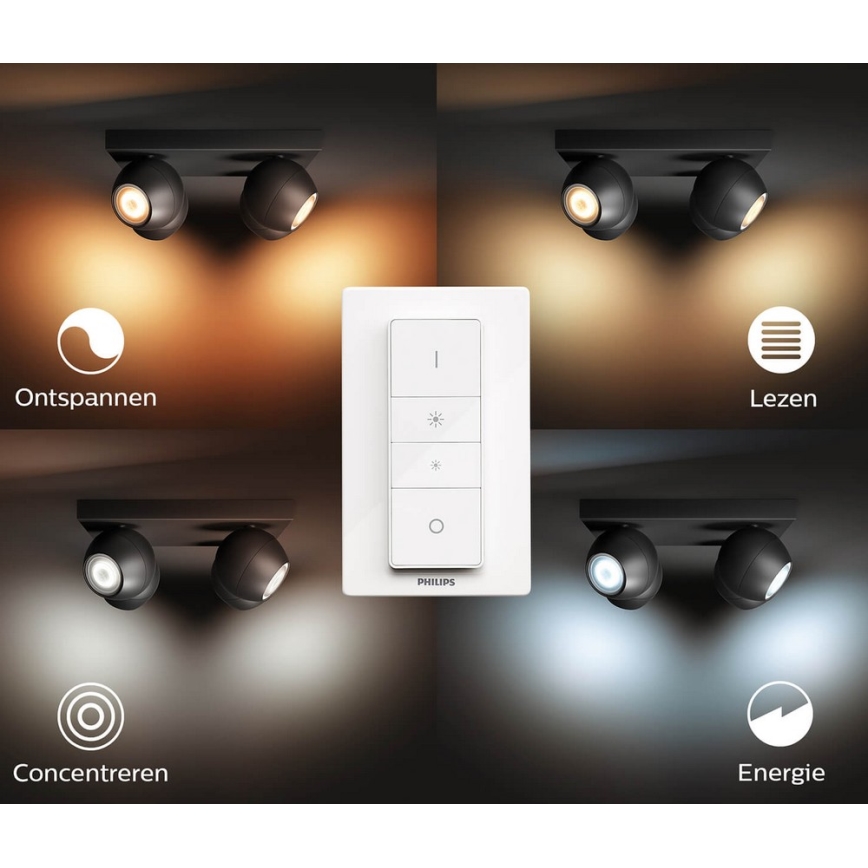 Philips - LED dimmbare Spot Hue BUCKRAM 4xGU10/5W/230V