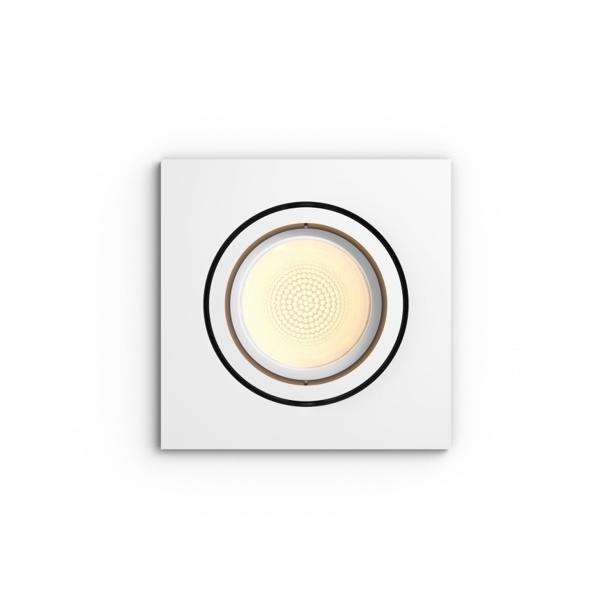 Philips 50551/31/P7 - LED RGB Einbauleuchte HUE CENTURA 1xGU10/5,7W/230/24V