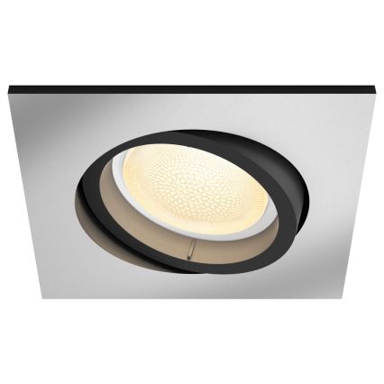 Philips - Dimmbare LED-RGBW-Einbauleuchte Hue CENTURA 1xGU10/5,7W/230V