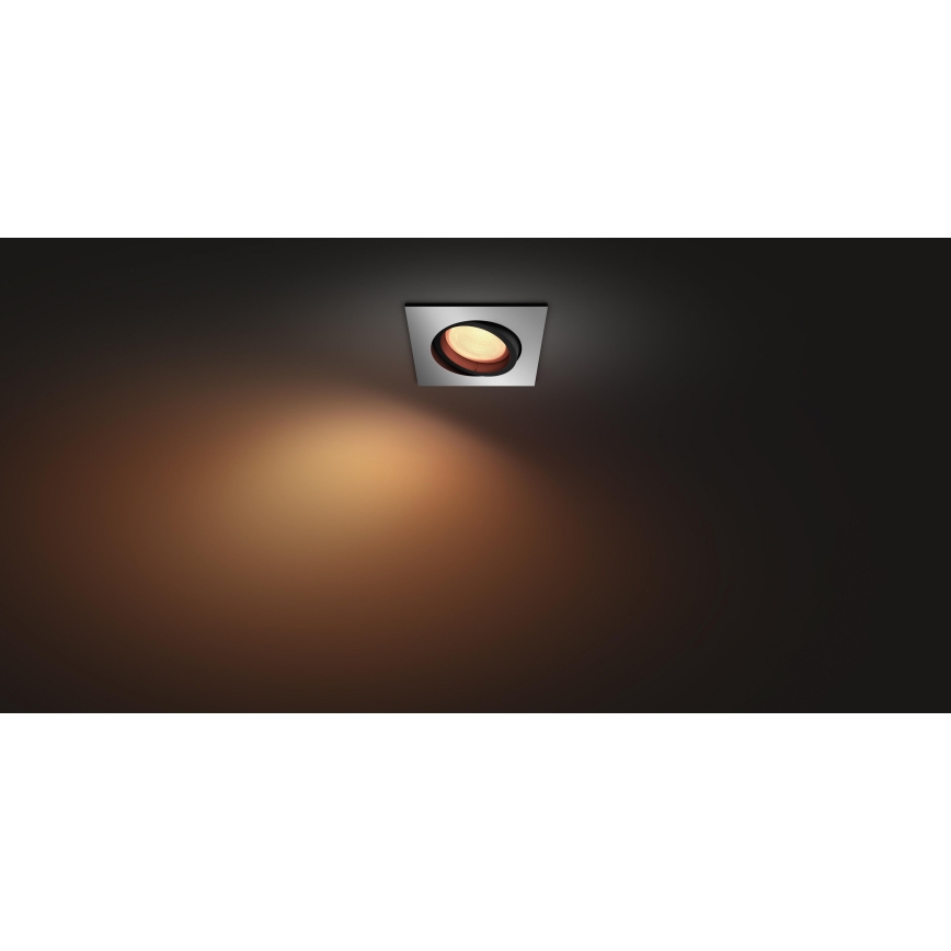 Philips - Dimmbare LED-RGBW-Einbauleuchte Hue CENTURA 1xGU10/5,7W/230V