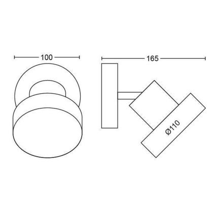 Philips 50601/30/P0 - LED Spotleuchte BUKKO LED/4,5W/230V