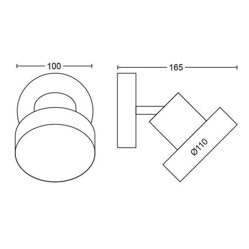 Philips 50601/30/P0 - LED Spotleuchte BUKKO LED/4,5W/230V
