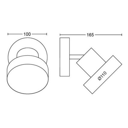 Philips 50601/31/P0 - LED Spotleuchte BUKKO LED/4,5W/230V