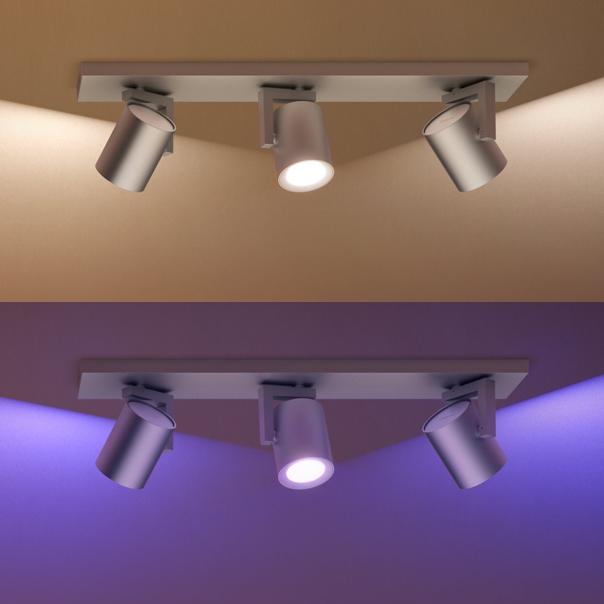 Philips 50623/48/P7 - LED Spotleuchte HUE ARGENA 3xGU10/5,7W/230V