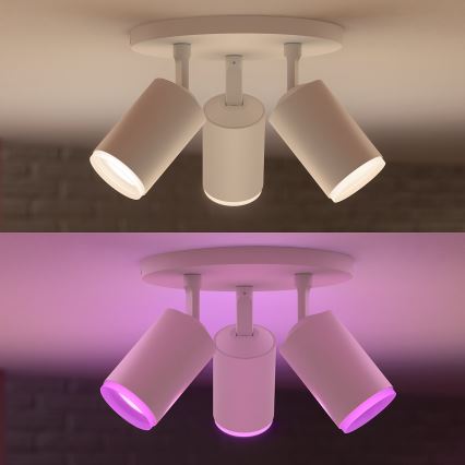 Philips 50633/31/P7 - LED Spotleuchte HUE FUGATO 3xGU10/5,7W/230V
