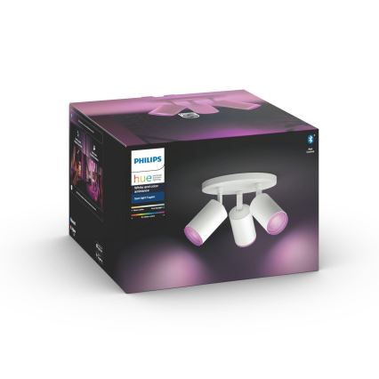 Philips 50633/31/P7 - LED Spotleuchte HUE FUGATO 3xGU10/5,7W/230V