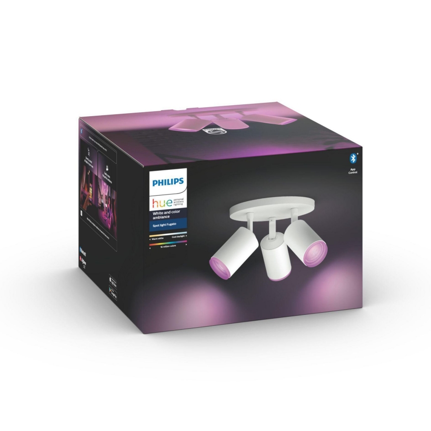 Philips 50633/31/P7 - LED Spotleuchte HUE FUGATO 3xGU10/5,7W/230V