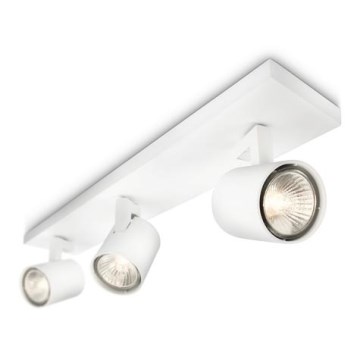 Philips 53093/31/16 - Spotleuchte RUNNER weiß 3xGU10/35W/230V