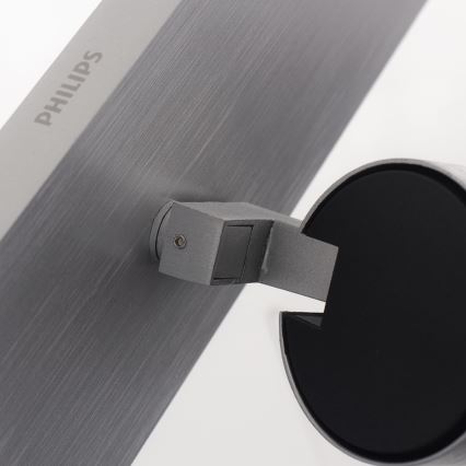 Philips - Spotleuchte mattchrom 3xGU10/20W/230V