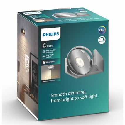 Philips 53150/48/P0 - LED-Dimm-Wandleuchte PARTICON LED/4,5W/230V