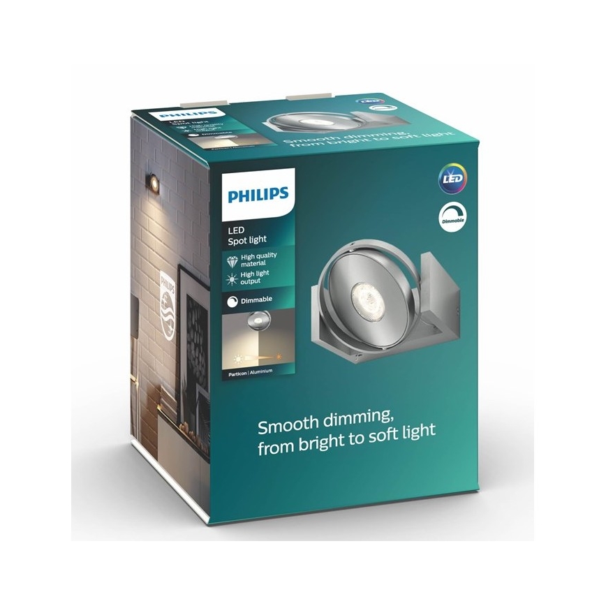Philips 53150/48/P0 - LED-Dimm-Wandleuchte PARTICON LED/4,5W/230V
