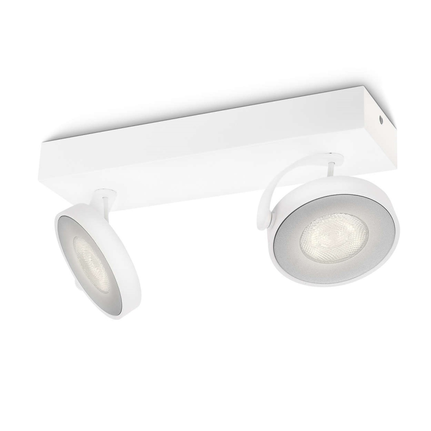 Philips 53172/31/16 - LED Spotlight MYLIVING CLOCKWORK 2xLED/4W/230V