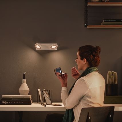 Philips 53172/31/P0 - Spotlight MYLIVING CLOCKWORK 2xLED/4,5W/230V
