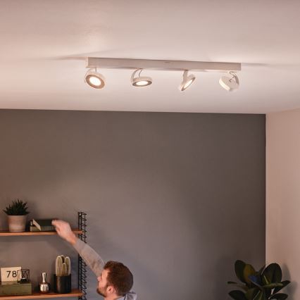 Philips - Spotlight 4xLED/4,5W/230V