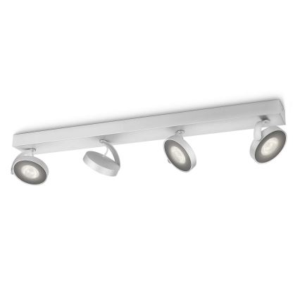 Philips 53174/48/16 - LED Spotlight MYLIVING CLOCKWORK 4xLED/4W/230V