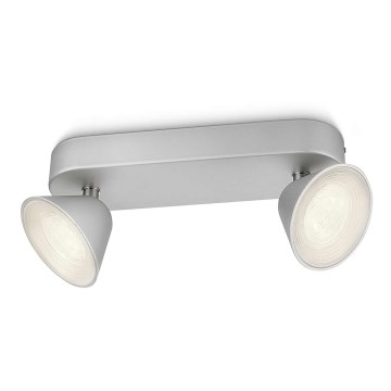 Philips 53282/48/16 - LED-Spotleuchte TWEED 2xLED/3W/230V