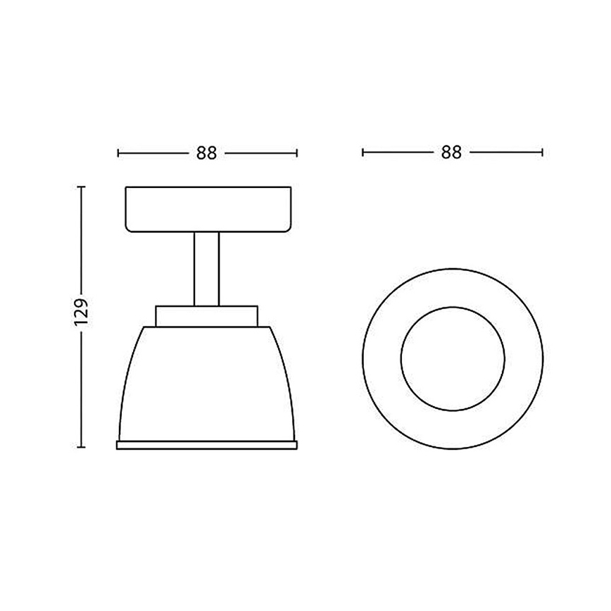 Philips 53350/17/16 - LED Spotlight COUNTY 1xLED/4W/230V