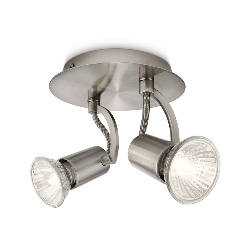 Philips 56188/17/16 - Spotleuchte CADET 2xGU10/35W/230V