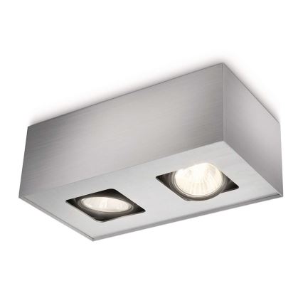 Philips 56232/48/PN - LED Spotlight TEMPO 2xGU10/6W/230V