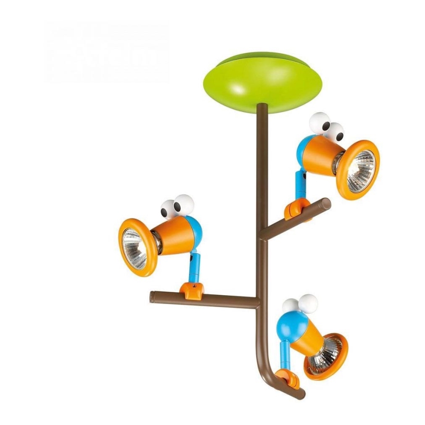 Philips 56313/55/PO – LED Kinder-Spotlight MYKIDSROOM BIRDEY 3xGU10/3,5W/230V