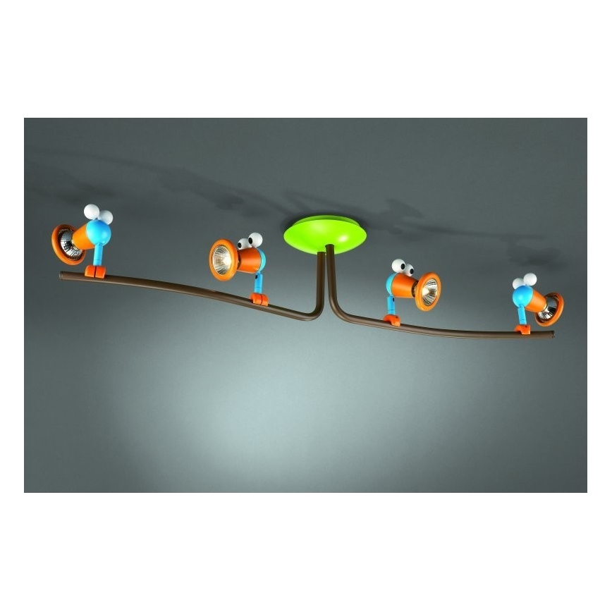 Philips 56314/55/PO – LED Kinderspotleuchte 4xGU10/3,5W/230V