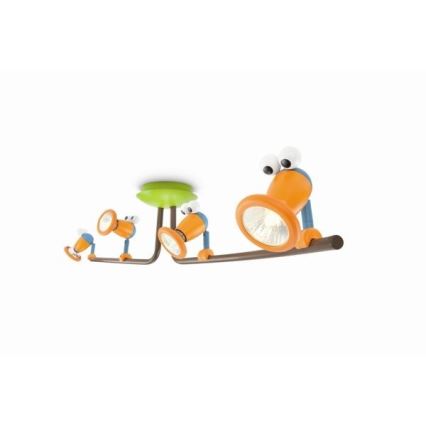 Philips 56314/55/PO – LED Kinder-Spotlight MYKIDSROOM BIRDEY 4xGU10/3,5W/230V