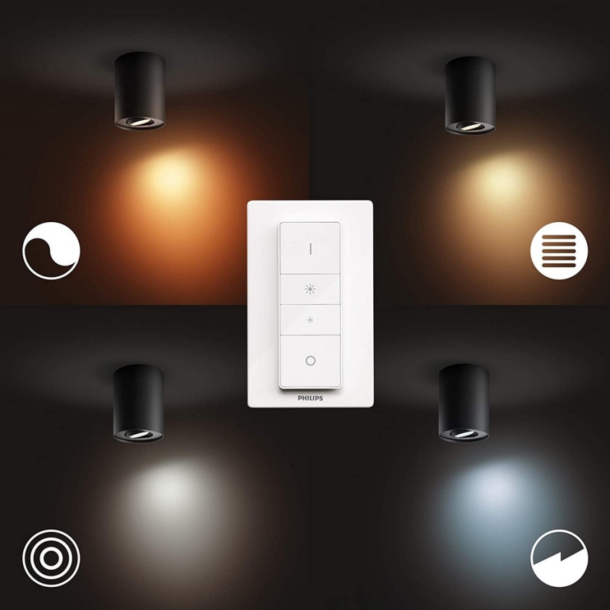 Philips - Dimmbarer LED-Strahler Hue PILLAR 1xGU10/5W/230V + Fernbedienung