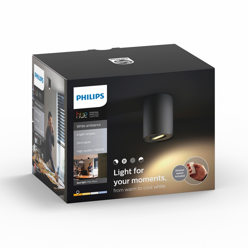 Philips 56330/30/P7 - LED Spotlight PILLAR HUE 1xGU10/5,5W/230V