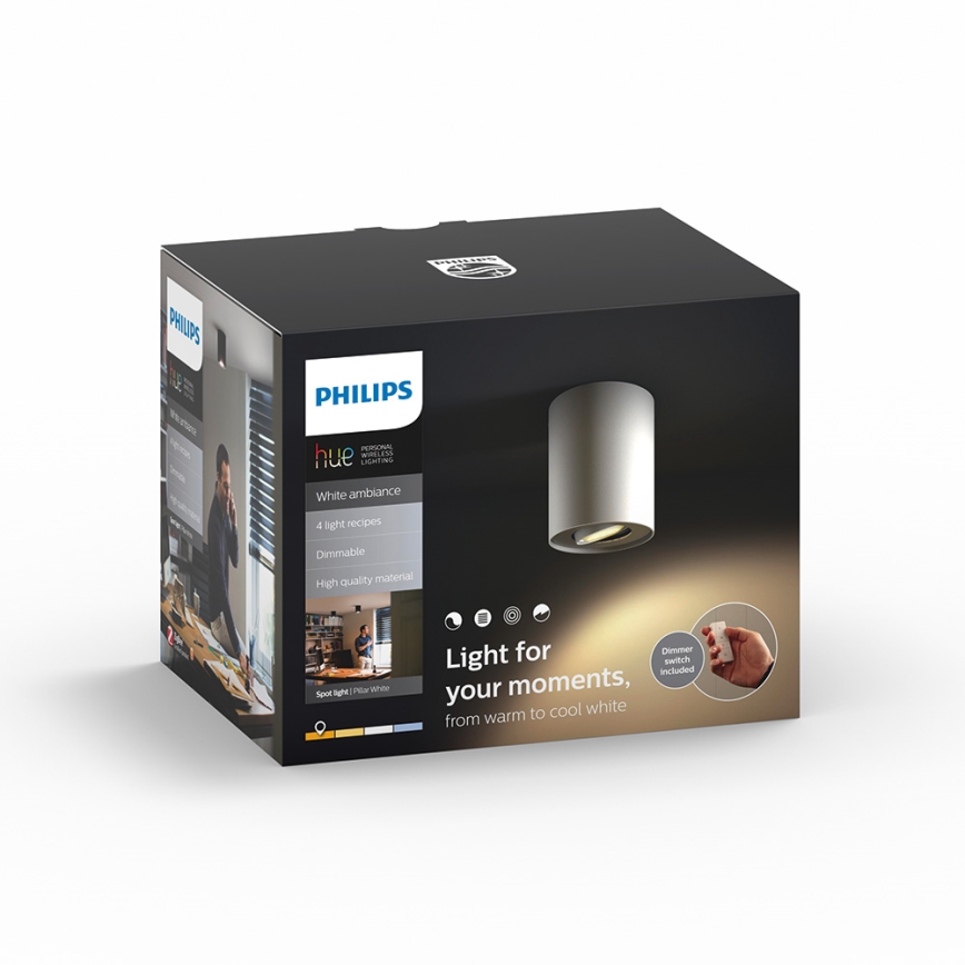 Philips 56330/31/P7 - LED Spotlight PILLAR HUE 1xGU10/5,5W/230V