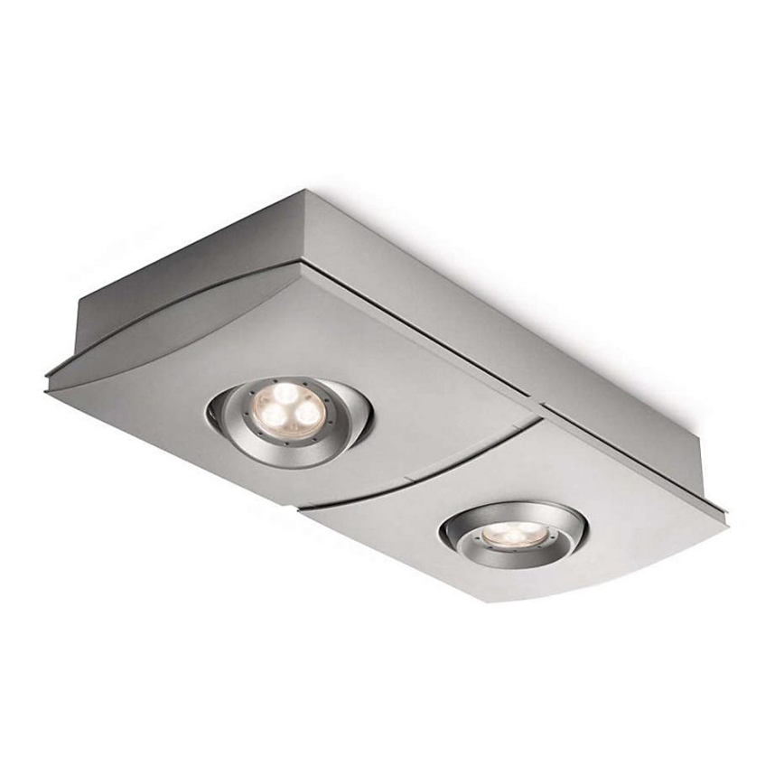 Philips 56402/48/13 - LED dimmbare Spotleuchte 2xLED/7,5W/230V