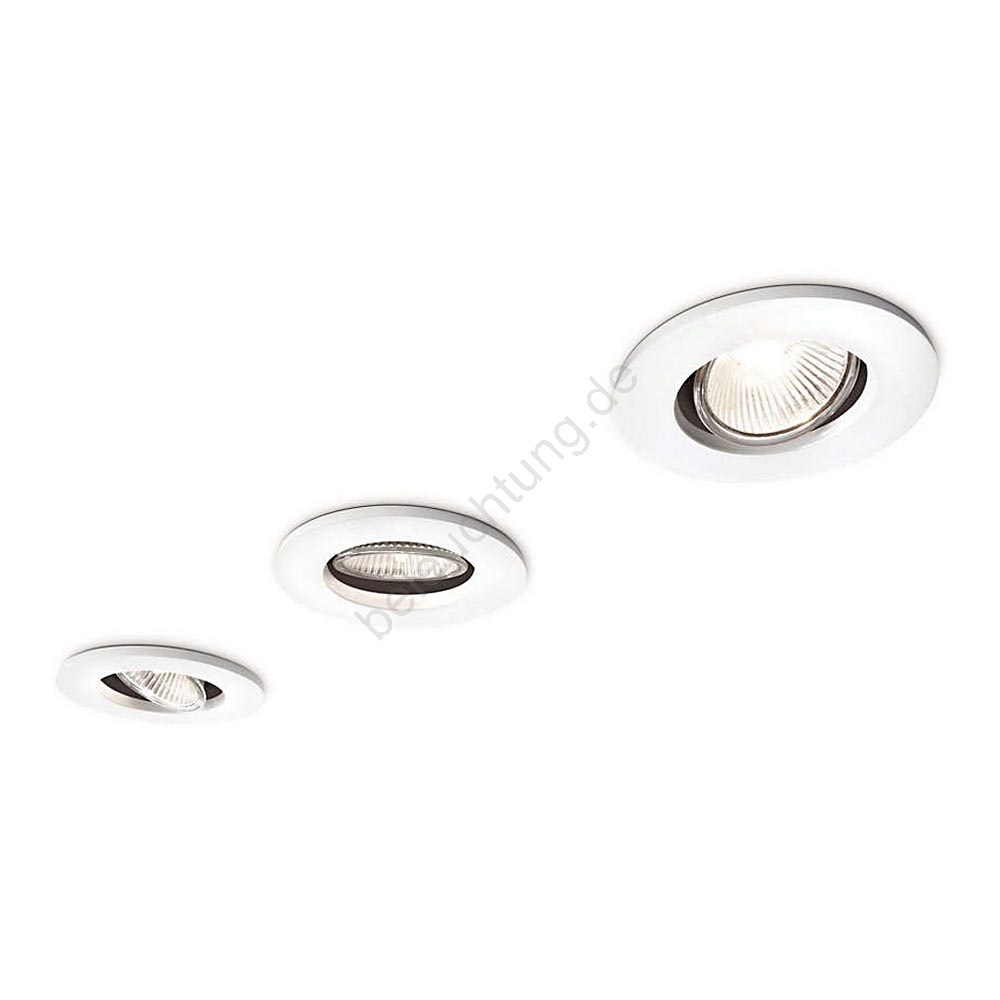 Philips 57960/31/PN - SET 3x Badezimmer-Einbaubeleuchtung 1xGU10/35W